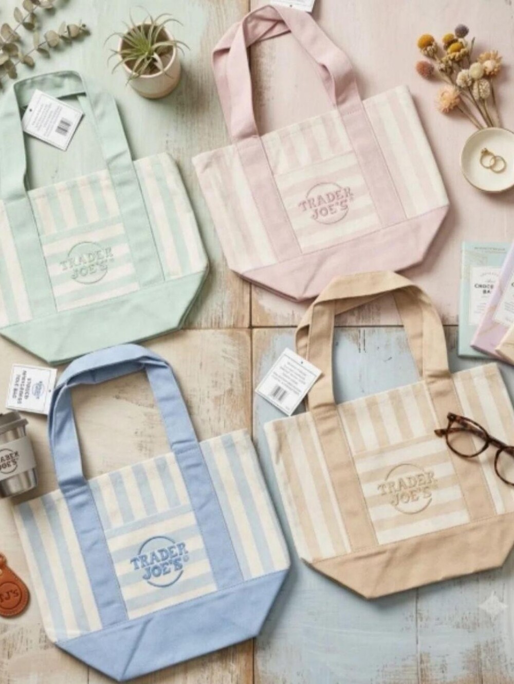 Trader Joes Mini Totes BUNDLE